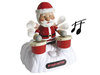 Papa Noel tocando la bateria.USB