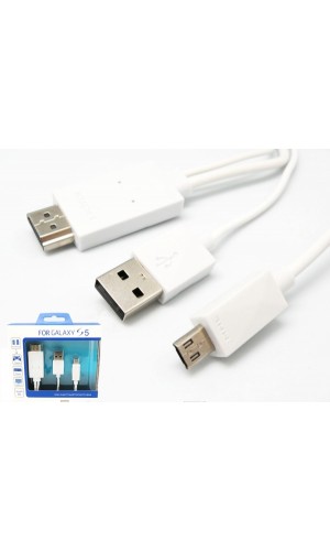 Conexión MHL, Micro USB a HDMI 