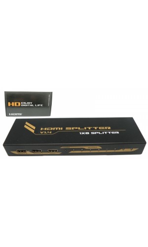 Distribuidor HDMI de 8 Puertos