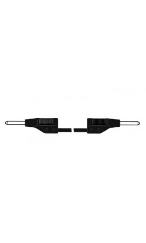 Cable de medición moldeado 2mm 25cm / Negro
