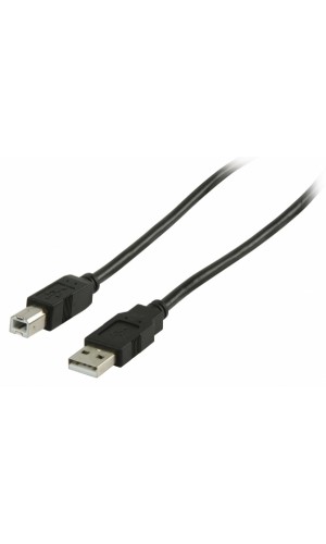 Cable USB 2.0, USB A Macho - USB B Macho, de 5 m