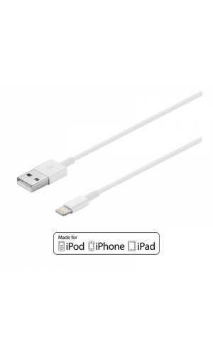 Cable USB-A 2.0 a Apple Lightning iPhone5/6/7, iPad4...