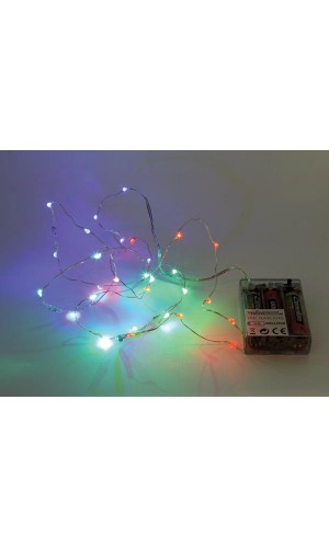 Cadena de Luz con Leds RGB - Cadena de luz con 30 leds,color rgb.Ref: xm11rgb