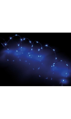 Cadena de Luz de 30 Leds azules - Cadena de luz azul con 30 leds.Ref: xml16b