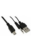 Cable 5P Mini  USB A a 3,5mm Estéreo  + USB
