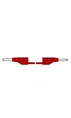 Cable de medición moldeado 2mm 25cm / Rojo
