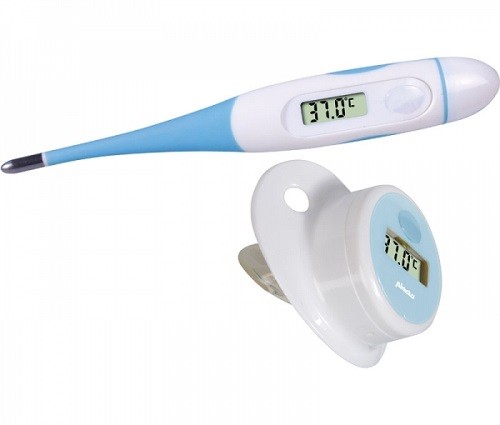 Juego de termómetros digitales flexibles para bebés - Termómetro por infrarrojos 4 en 1.Ref: she11