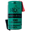 Bateria R14 NI-MH soldable 1,2V 2,5A